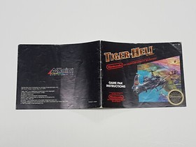 Tiger-Heli Aut&eacute;ntico Original NES Nintendo Manual Solo