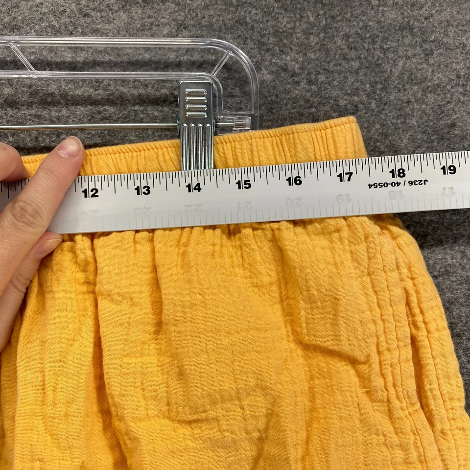 Pantalones Cortos A New Approach Mujer L Grande Naranja Caliente Pantalones Tirar Alto Algodón Foto 3 de 4