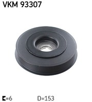 SKF VKM 93307 Riemenscheibe, Kurbelwelle FÜR CitroËN Ford Mazda Peugeot Toyota V
