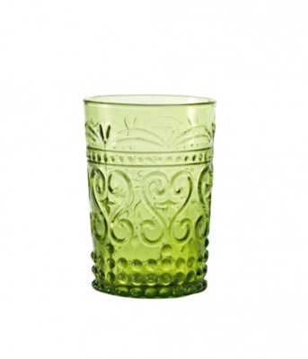 Zafferano Provenzale Bicchiere Rock Verde Mela 27 Cl 73 x 105 Mm 6 Pz