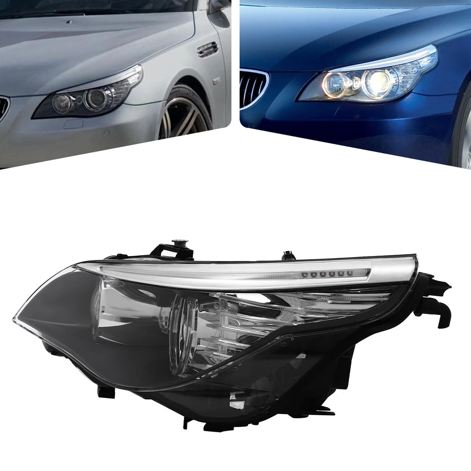 Headlight Fits 08-10 BMW 528i 535i E60 E61 Xenon/HID Headlight w/AFS Left Driver Foto 2 de 4