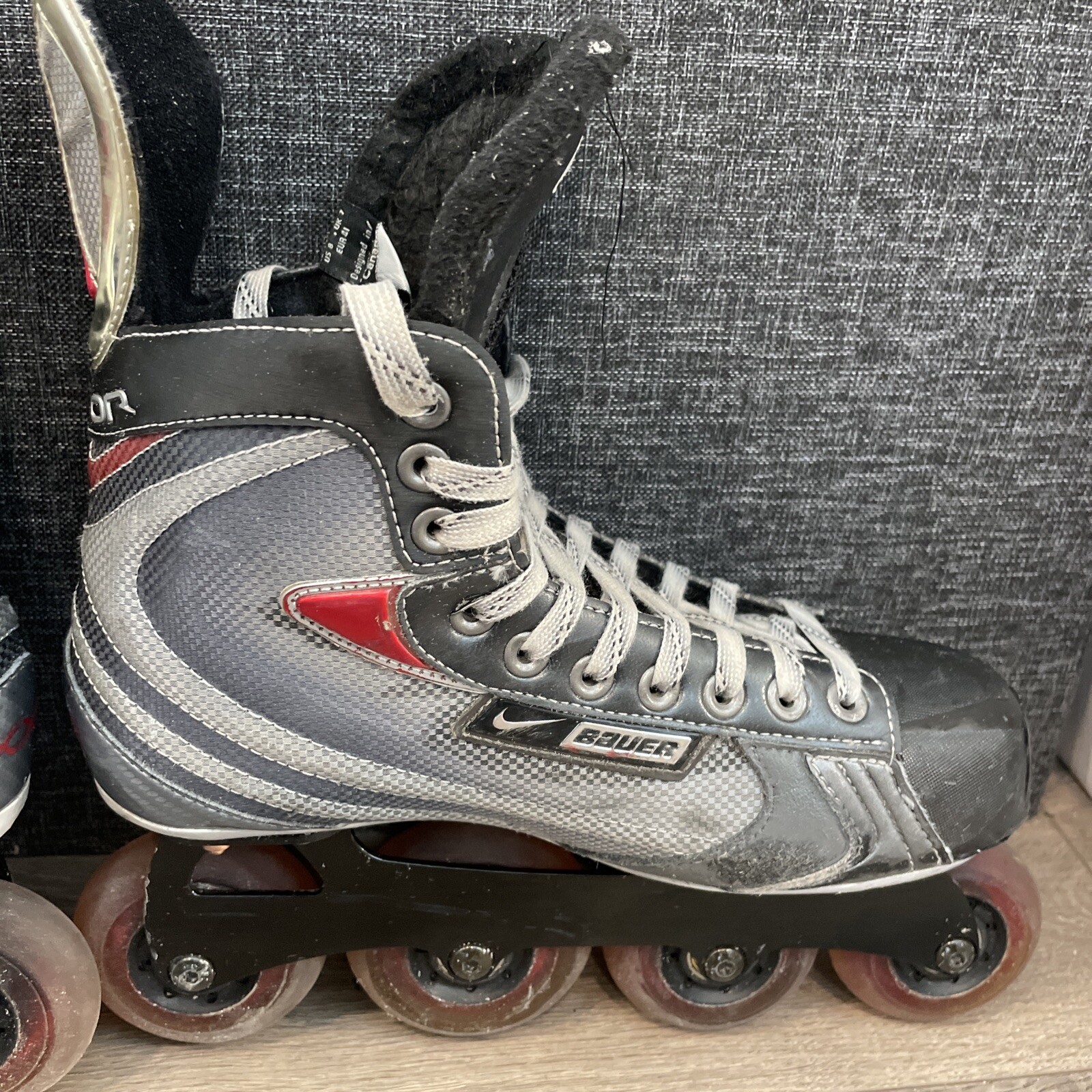 Nike Bauer XXR Vapor Hockey Rollerblades / Inline Skates 6.5R Size 8 US