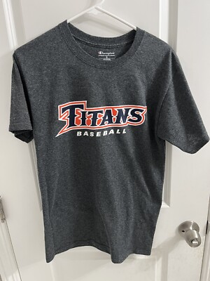 Champion Cal State University Fullerton CSUF Titans Grey T-Shirt