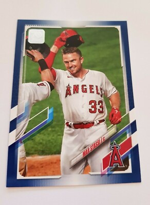 Topps 2021 Series 1 - Max Stassi - Los Angeles Angels - Blue Parallel  
