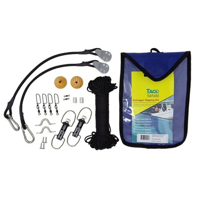 TACO Premium Rigging Kit Black f/1 Pair Outriggers - RK-0001PB