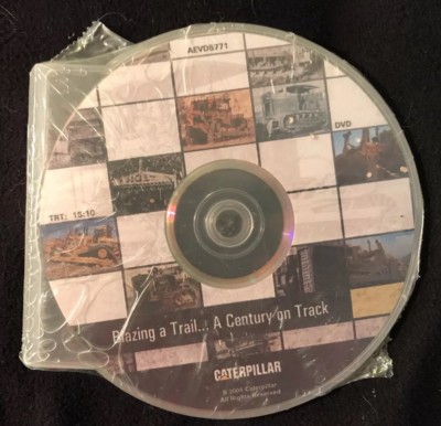 Caterpillar Tractor Blazing A Trail.. A Century On Track DVD new In Packaging