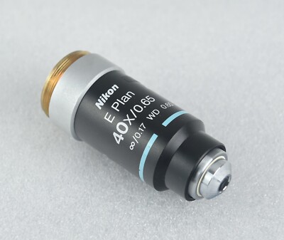 Nikon Mikroskop E Plan 40x Objektiv M25 CFI Infinity Eclipse für E400 E200 etc