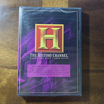 THE HISTORY CHANNEL~Modern Marvels Motorcycles DVD A&E T.V. 2002 New sealed
