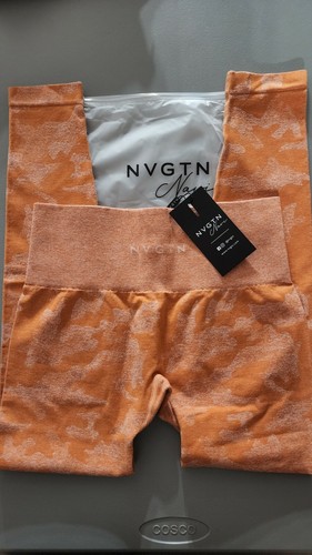 NVGTN Orange Seamless Camo Leggings 