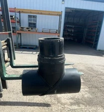 16x14 Reducing Tee, SDR9, W/PIG BAR 4710 Fab