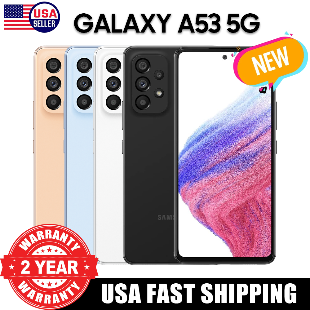 New Samsung Galaxy A53 5G A536e 128GB FUlly Unlocked GSM CDMA ALL CARRIERS