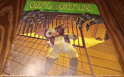 Gremlins: Gizmo And The Gremlins Story 2 1984 7'' Record with Read Along Book