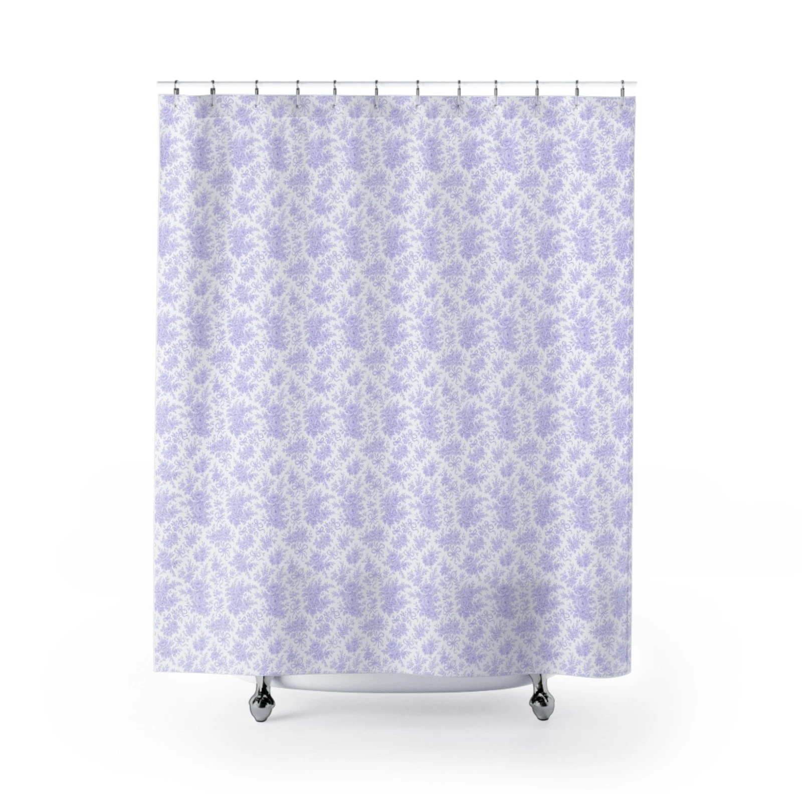 Lavender Tie Dye Pattern Shower Curtain