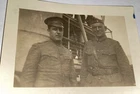 Rare Antique WWI AEF US Army Soldier & Chaplain Cross Military Snapshot Photo!