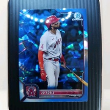 Jo Adell #29 Blue Sapphire 2022 Bowman Chrome Los Angeles Angels