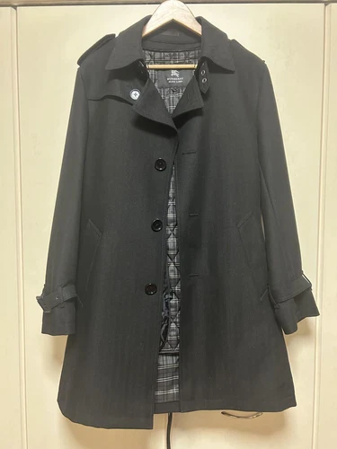 Trench coat BURBERRY BLACK LABEL con cintura in vita #EB ZGA