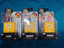 Super Mario Bros. Movie 1" Figures Mario Luigi Peach Jakks Pacific Nintendo