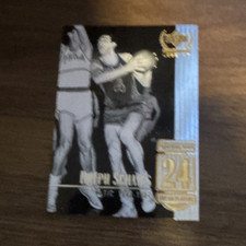 Upper Deck Dolph Schayes Hardwood Legends #24 Syracuse Nationals Gold Foil Card