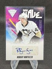 2012-13 Panini Titanium Robert Bortuzzo New Wave Autographs #33 Pittsburgh