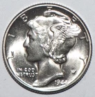 1944 Mercury Dime CHOICE BU (C246)