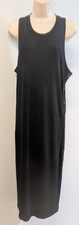 Steve Madden Maxi Dress Black Size XL  Racerback sheath Jersey Crew neck