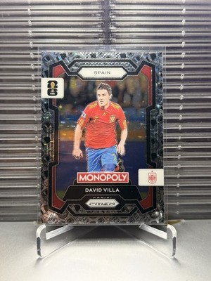 David Villa 2026 Monopoly Prizm FIFA World Cup #44 Top Hat Tycoon SSP - Spain