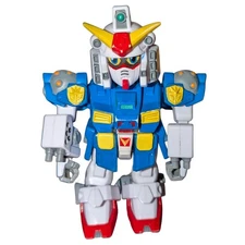 SD Gundam Force 01 Captain Gundam 4" Action Figure 2004 Bandai Robot Toy 