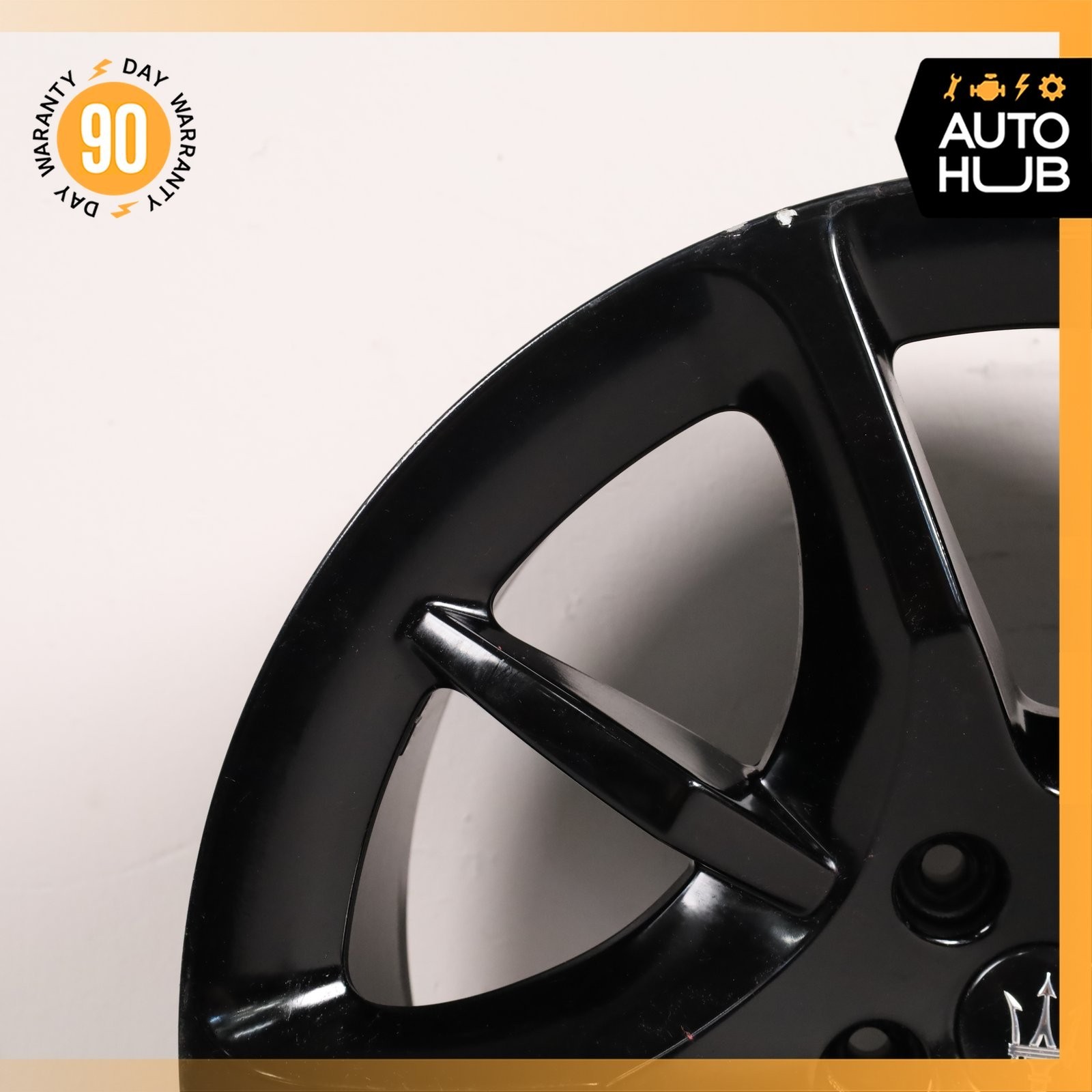 Maserati GranTurismo M145 10.5 x 20 20" Rear Wheel Rim Black 84072500 OEM