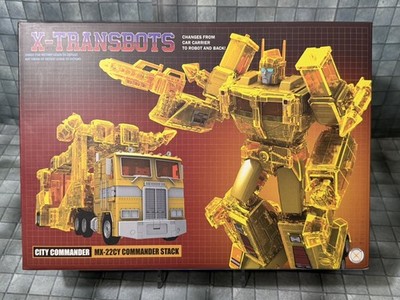 X-Transbots MX-22CY Shining Magnus Clear Yellow City Commander Stack - L@@K