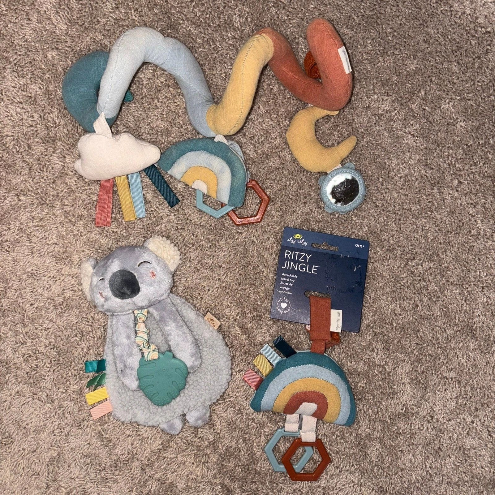 Itzy Ritzy Infant Baby Toy LOT Bundle