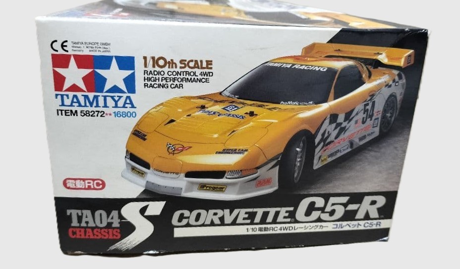 TAMIYA 1/10 #58272 RC CORVETTE C5-R TA04 Chassis Model Kit Incl US