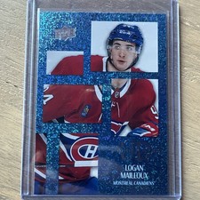 ✅ 2024-25 Upper Deck Hockey Series 2 #P45 Logan Mailloux UD Portraits Speckled
