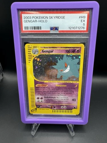 Pokemon TCG - Gengar H9/H32 Rare Holo Skyridge - PSA 5