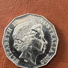 2010 Australia Day 50 Cents Copper-Nickel Silver Decimal Coin