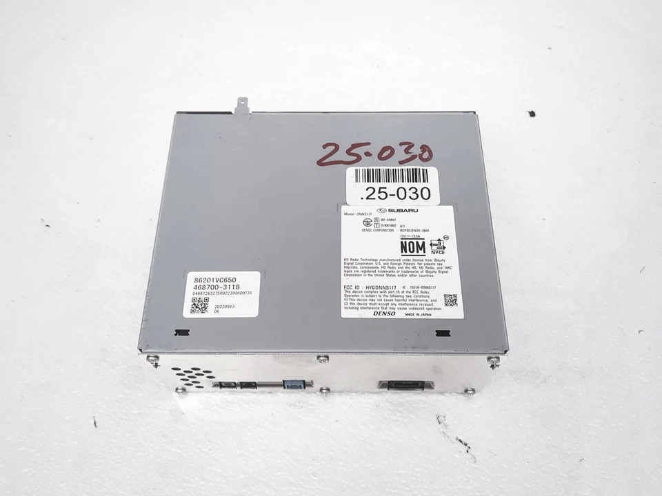 Unidad receptora de radio Subaru Wrx 2022-2023 - con Navegador 86201Vc650 Foto 3 de 4