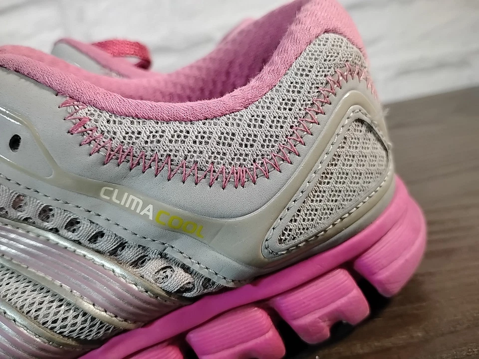 Adidas Womens Climacool Modulation G56552 Sz 7  Gray Pink Running Shoes - Image 4 of 4