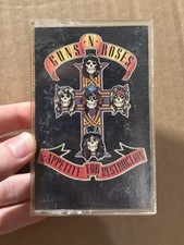 Guns N Roses Appetite For Destruction Cassette Tape Geffen Records