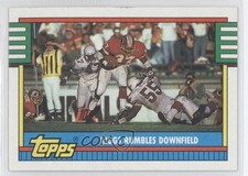 1990 Topps With Disclaimer Gerald Riggs (Hashmarks at Bottom) #524 0a0