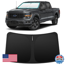 INSAUTO Custom Fit Windshield Sun Shade for Ford F-150 2021-2026, Foldable
