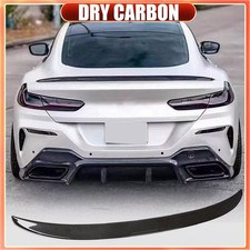 For Bmw 8 Series G16 840i M850i F93 M8 Dry Carbon Rear Trunk Spoiler Boot Wing