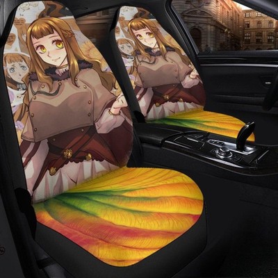 Minosa Black Clover Car Seat Covers