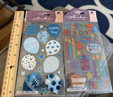 RARE NEW EK Success Diary Stickers BIRTHDAY 52-00717 52-00713 Scrapbooking- LOT