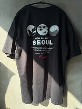 New Balance UNI Seoul Global Exclusive T-Shirts Casual Top Tee Black NBNEG2A013
