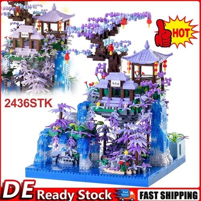 2436PCS Bausteine Feenpavillon-Bausteinset prize Building Blocks Kinderspielzeug