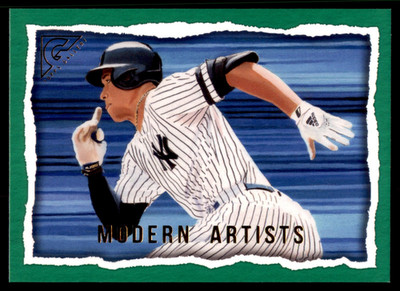 2020 Topps Gallery Modern Artists Green Aaron Judge MP-27 /250 New York Yankees