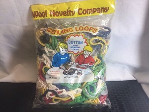 Wool Novelty Company Cotton Blend Weaving Loops fun 16 oz Bag Assorted colors