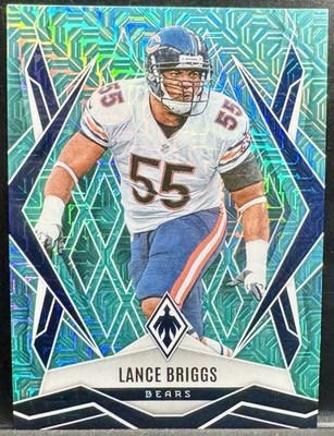 2025 Panini Phoenix - Lance Briggs Teal Mojo /50 - Chicago Bears