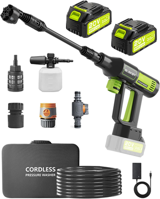 #ad Portable Pressure Washer Cordless 2 Batteries 1200PSI Brushless Battery Powere $195.87