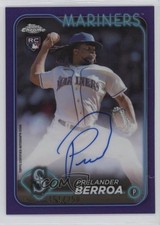 2024 Topps Chrome Rookie Purple Refractor /250 Prelander Berroa #RA-PB Auto 12kh
