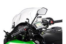SW-Motech Navi-Halter am Lenker Schwarz passt für Kawasaki Z1000SX, Ninja 1000SX